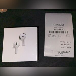 Apple AirPods 4 - Sleek White Design